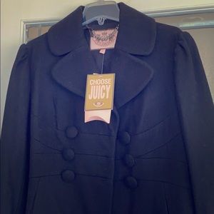Black wool coat